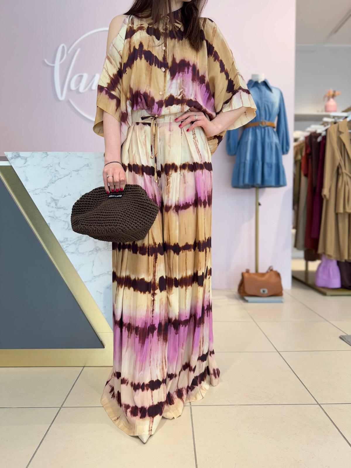 Pantalone fantasia astratta