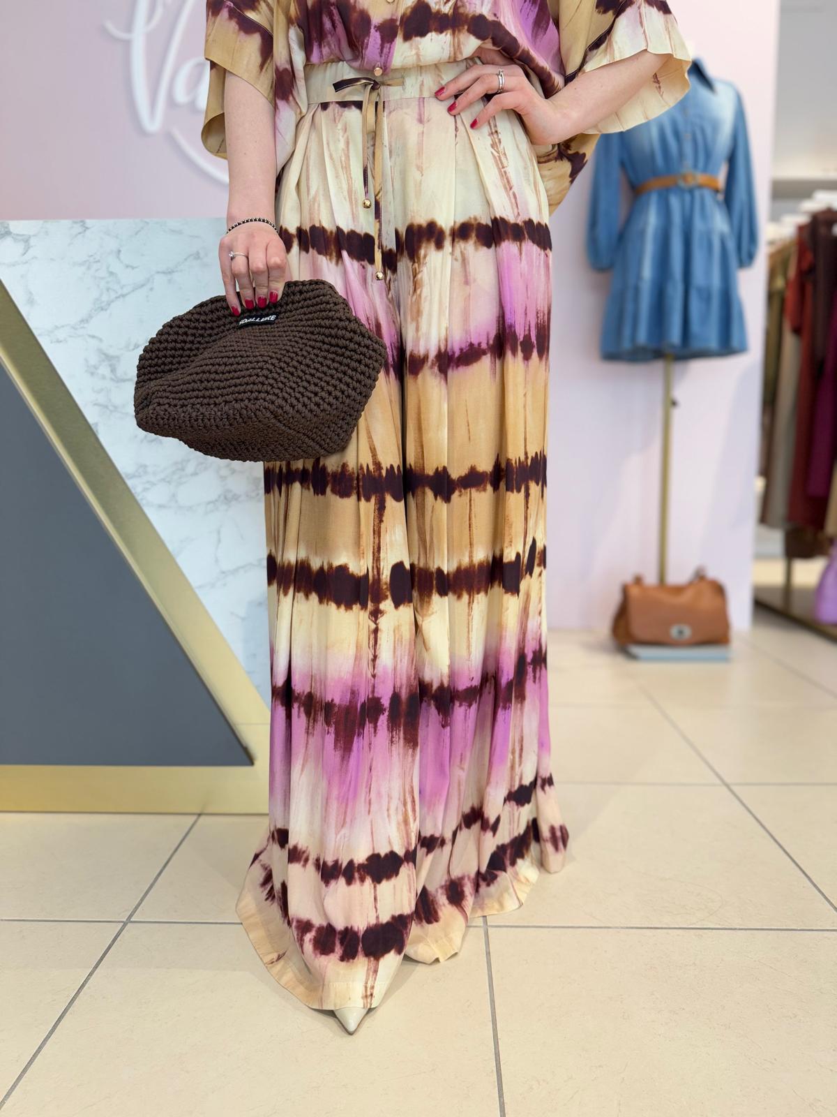 Pantalone fantasia astratta