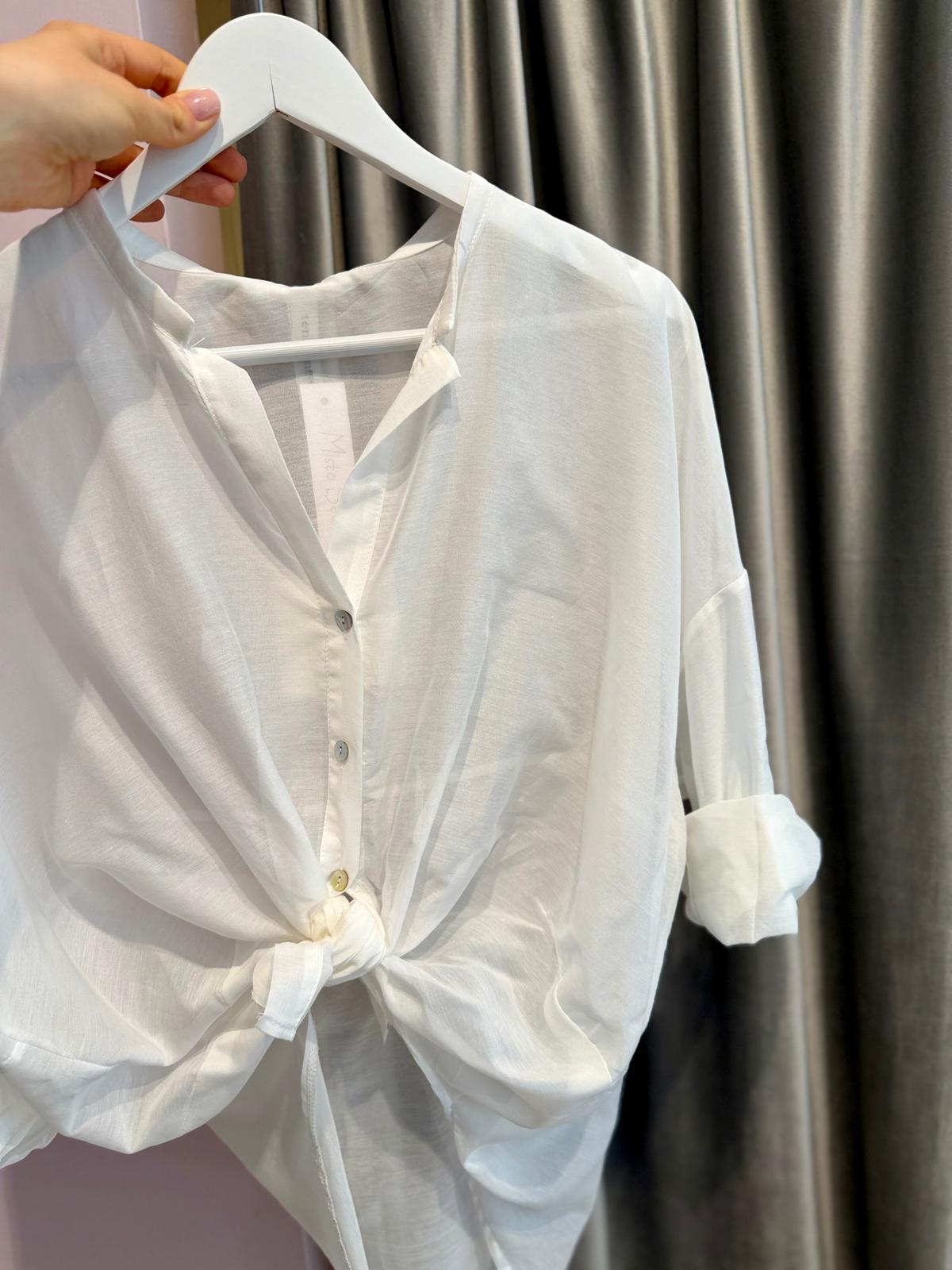 Camicia in mussola e seta