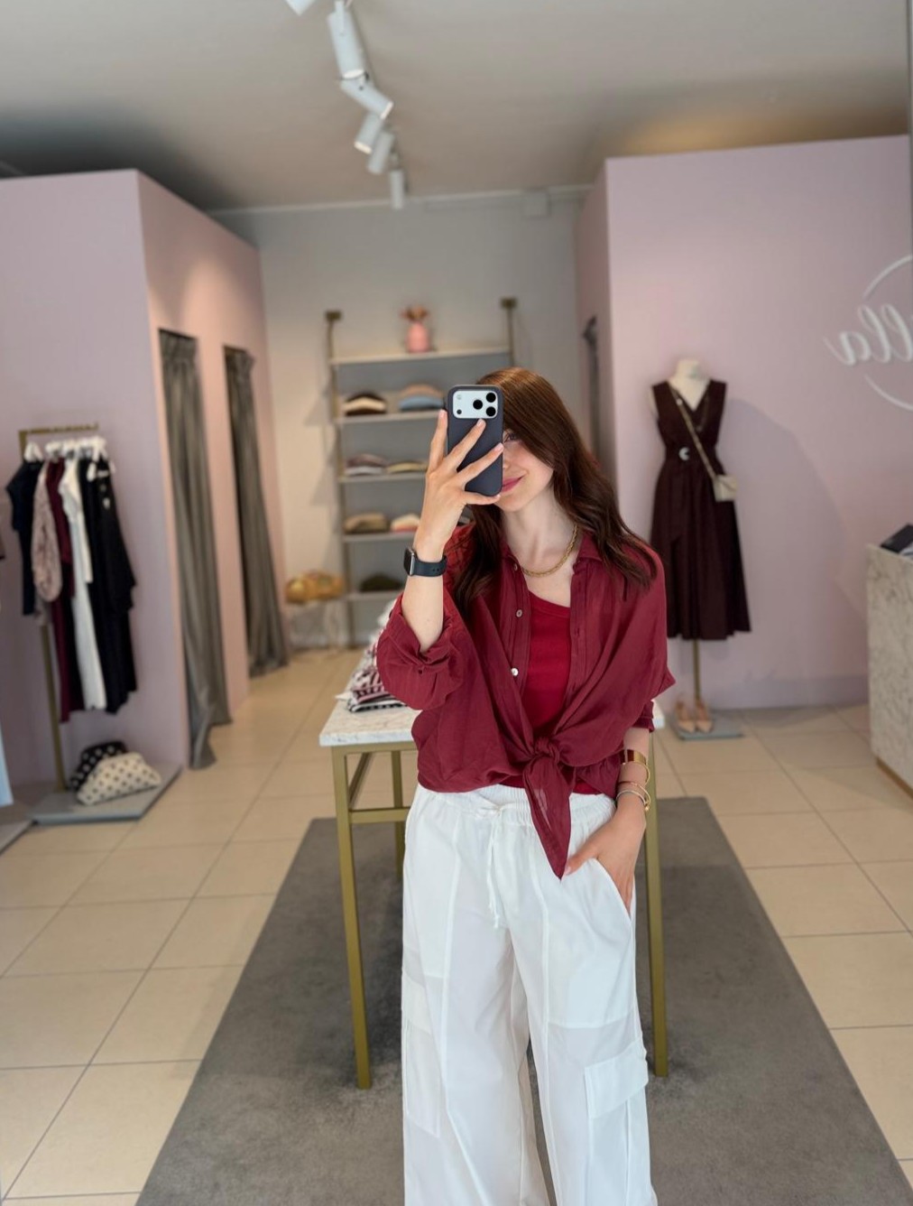 Camicia in mussola di cotone e seta