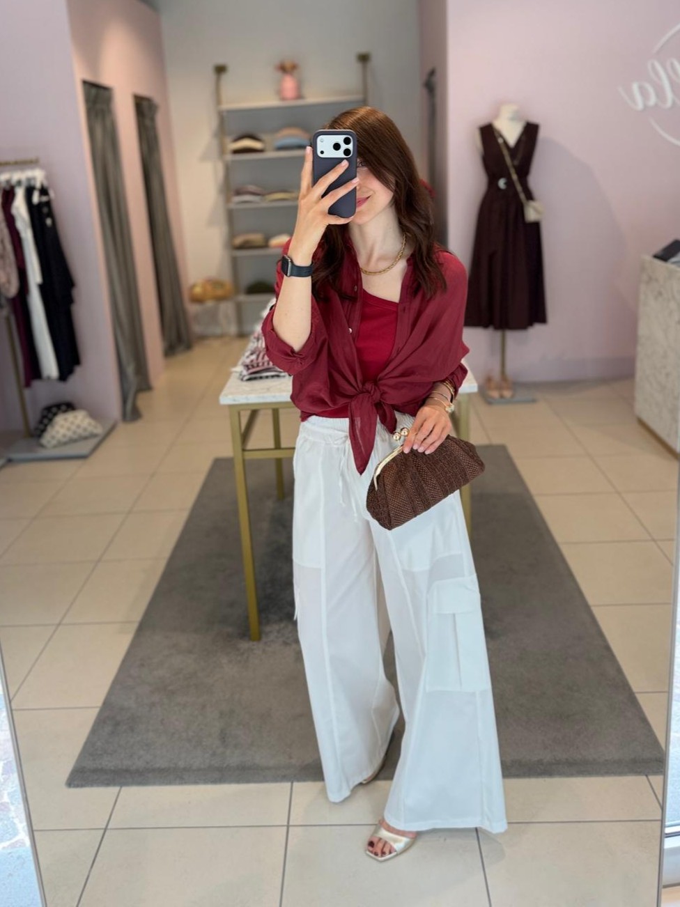 Camicia in mussola di cotone e seta