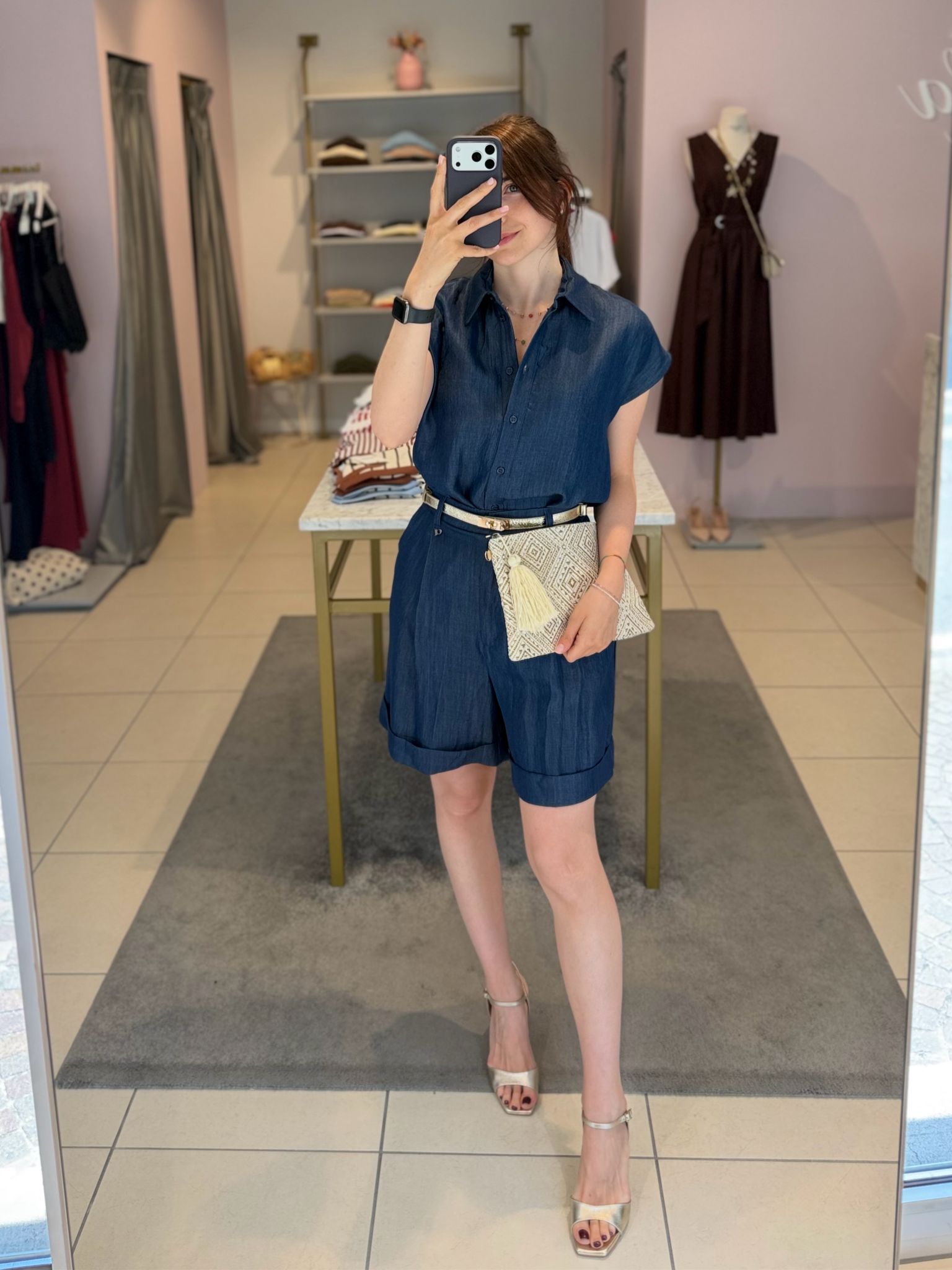 Bermuda effetto denim Dixie