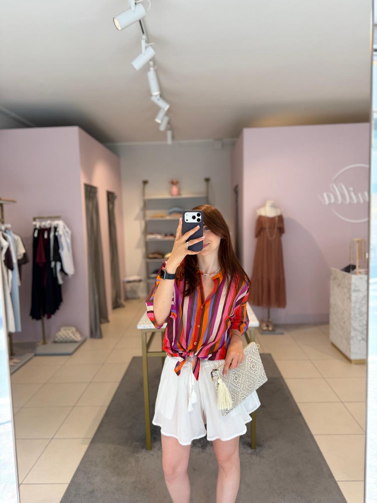 Camicia multicolor