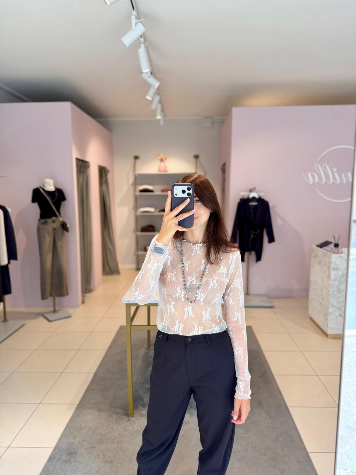 Maglia in pizzo