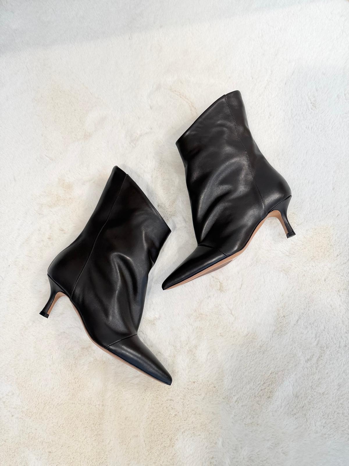 Stivale moro in vera pelle