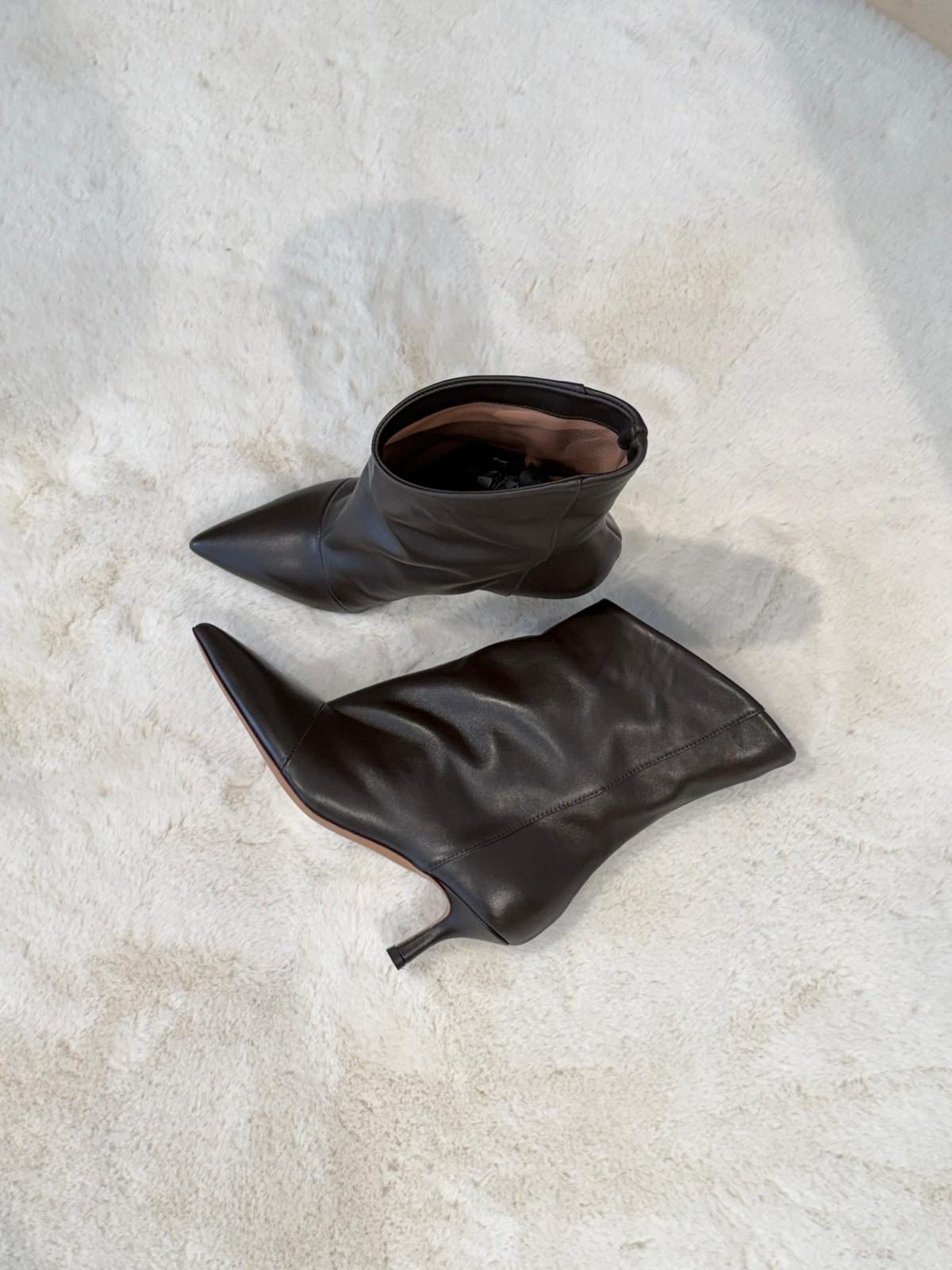 Stivale moro in vera pelle