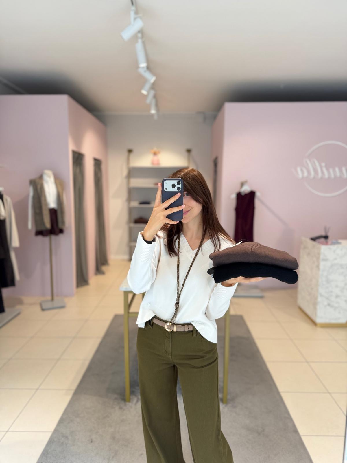 Maglione scollo V please