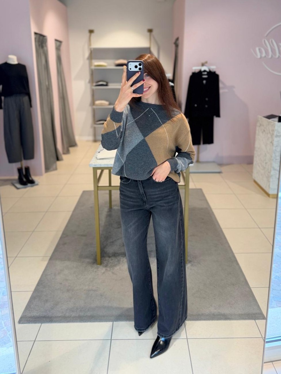 Maglione losanghe