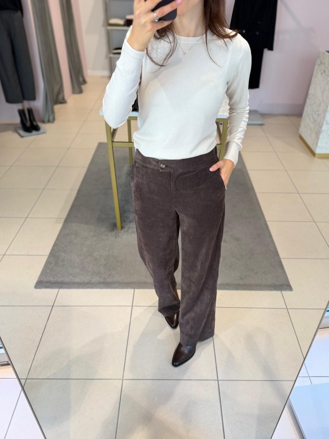Maglione girocollo in viscosa