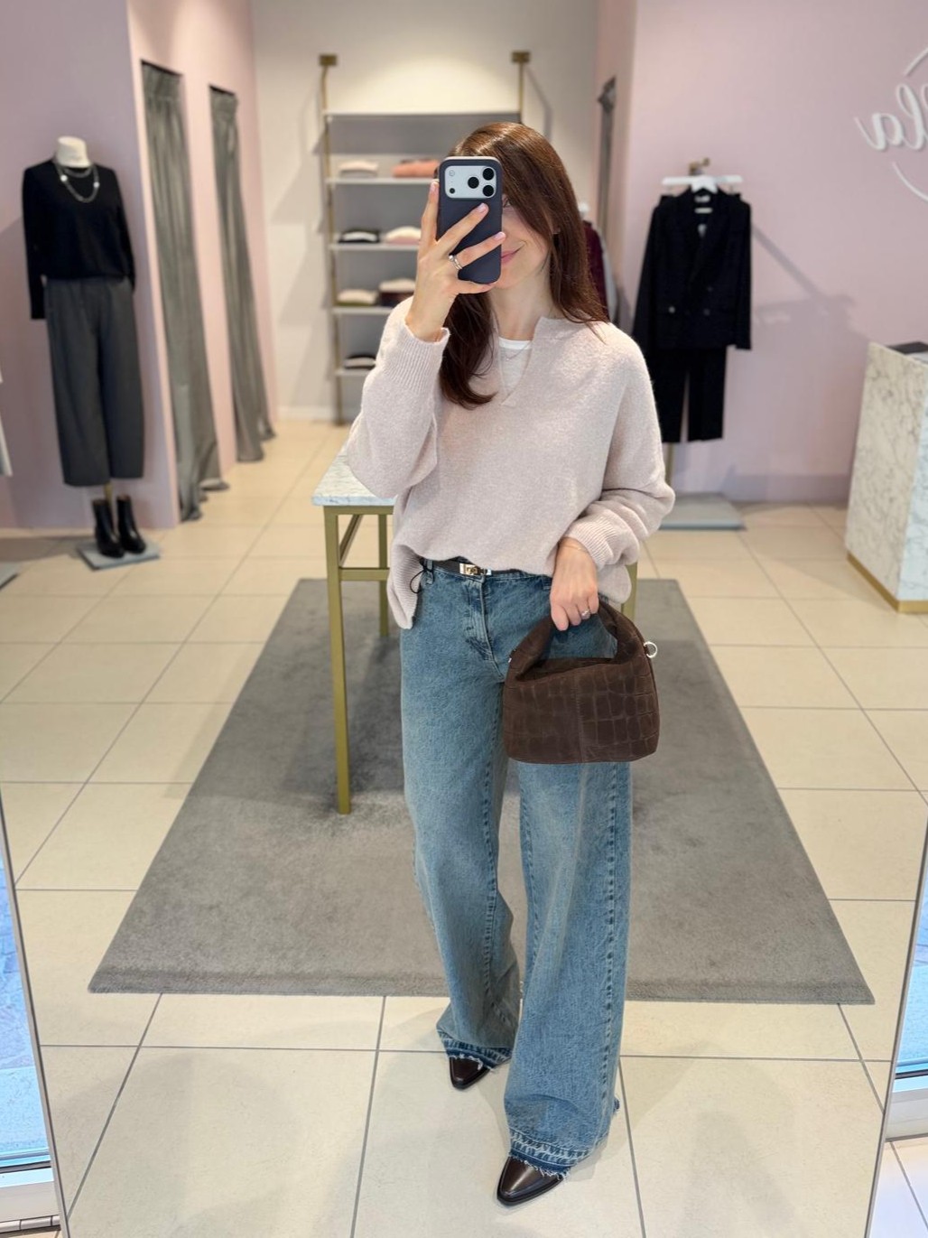 Maglione spacchetto in baby alpaca Please