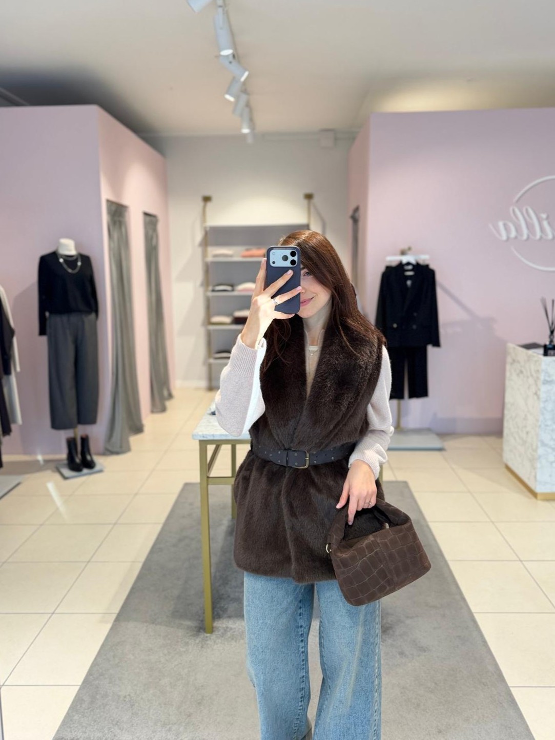 Gilet moro in ecopelliccia Dixie