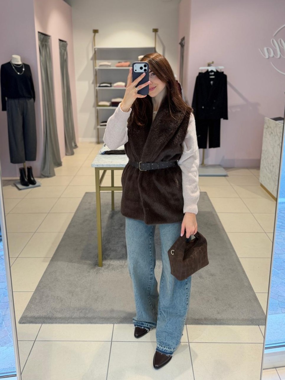 Gilet moro in ecopelliccia Dixie