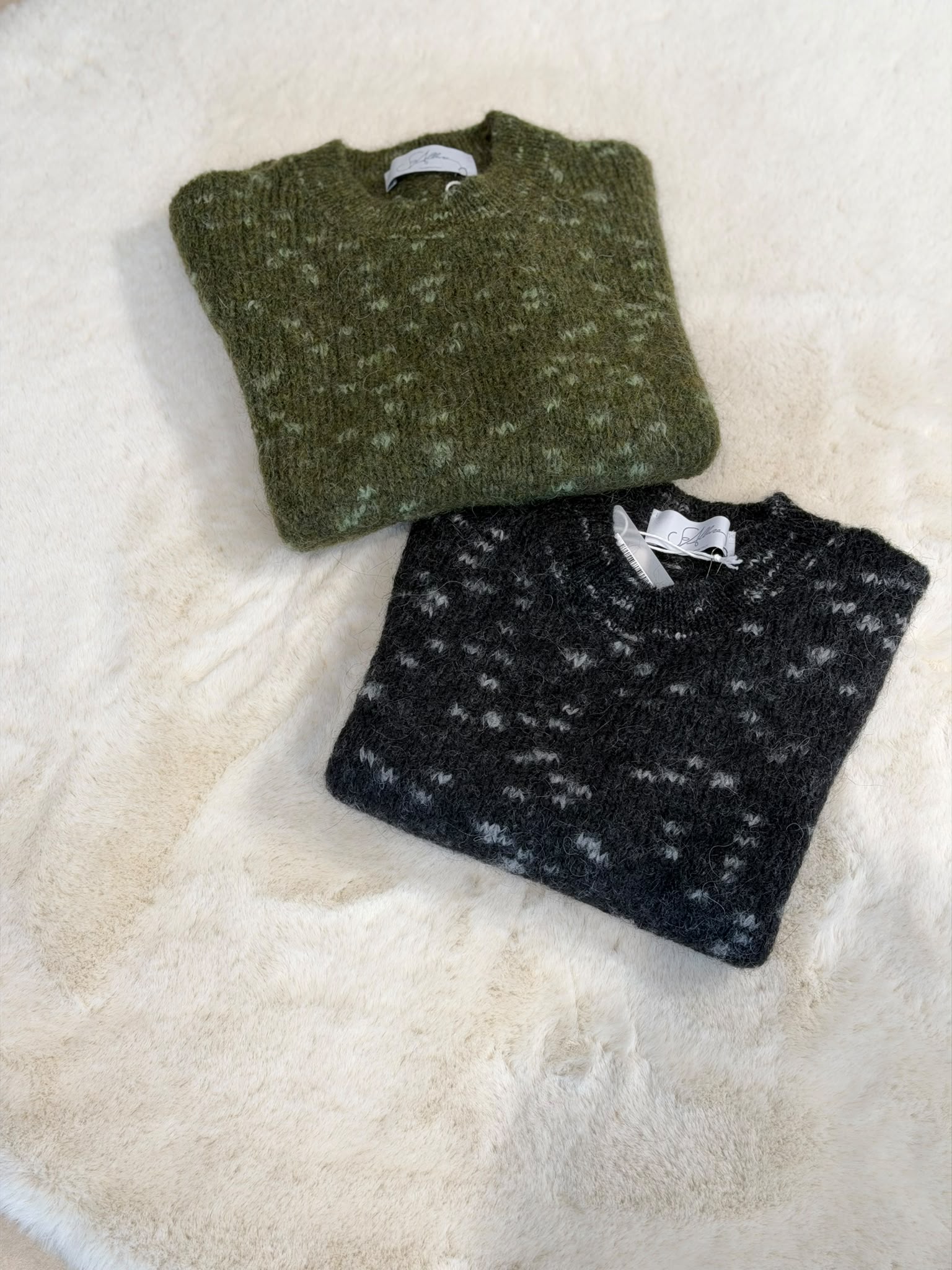 Gilet effetto melange