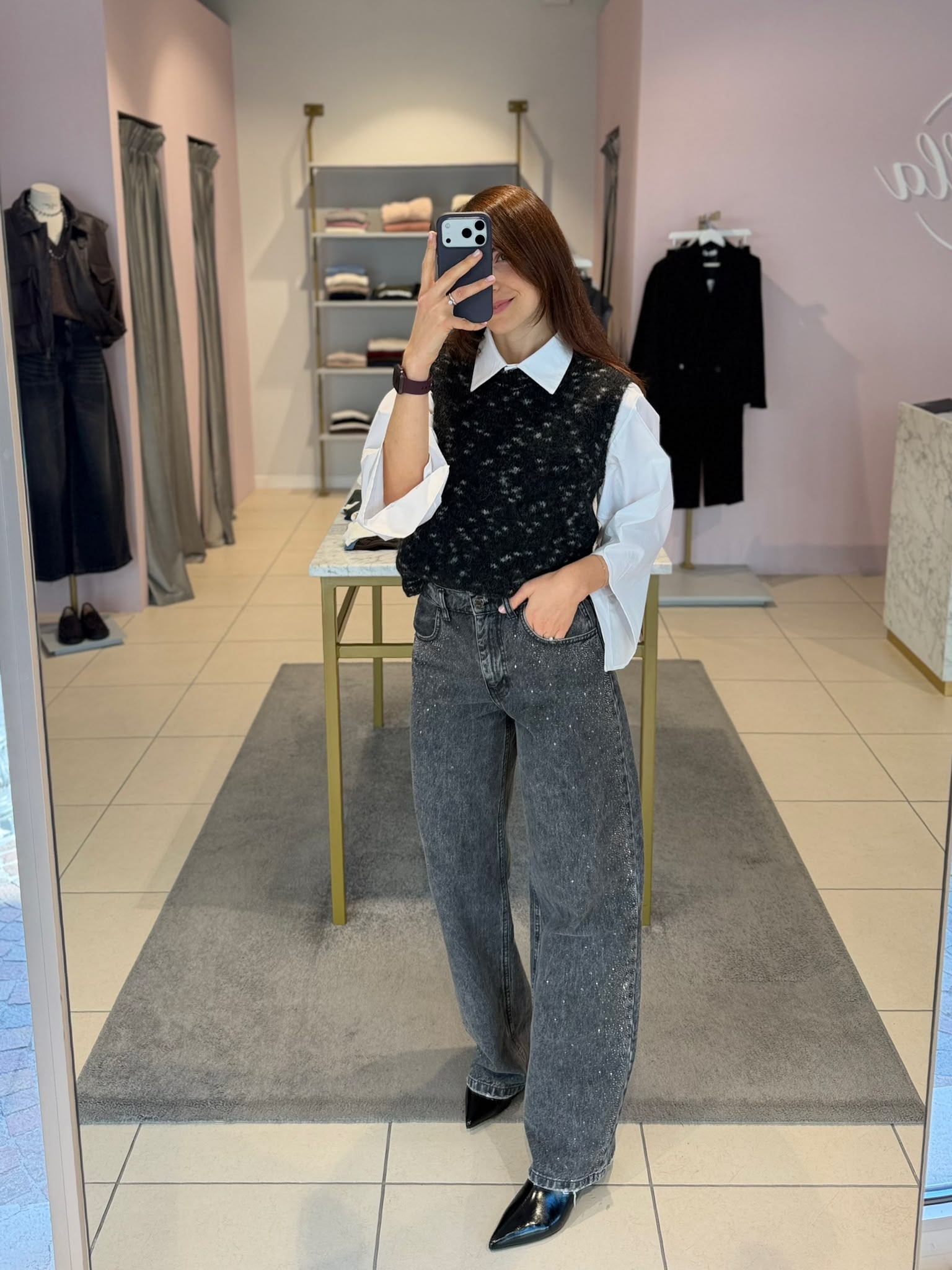 Jeans con strass soallure