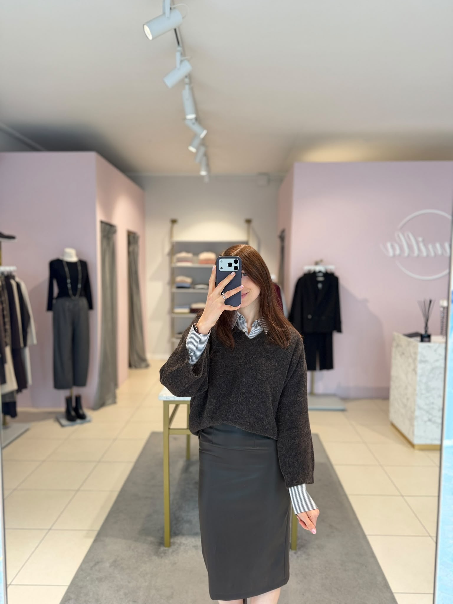 Maglione alpaca scollo V